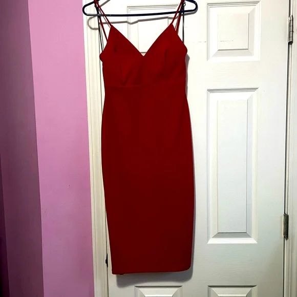 Fashion Nova | Dresses | Red Hot Spaghetti Tank Dress | Poshmark
